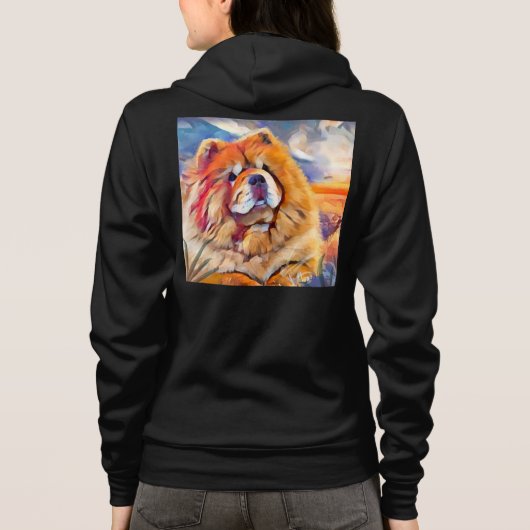 GOLDEN GIRL Chow rits hoodie (Achterkant)