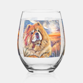 GOLDEN GIRL (CLEAR) Show Stemless wijnglas Zonder Voet