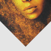 Golden Girl Decoupage Tissue Tissuepapier (Detail)