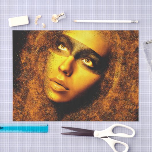 Golden Girl Decoupage Tissue Tissuepapier (Craft)