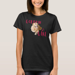 Golden Girl Golden Retriever T-shirt