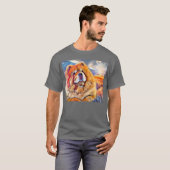 GOLDEN GIRL LEVENDIGE PRINTING SHIRTEN T-SHIRT (Voorkant volledig)