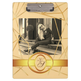 Golden Girl Mode Moderne Elegante Vintage Klembord