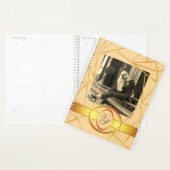 Golden Girl Mode Moderne Elegante Vintage Planner (Display)