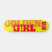 GOLDEN GIRL Skateboard, 7 ¾-inch deck Persoonlijk Skateboard (Horizontaal)