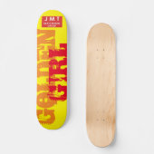 GOLDEN GIRL Skateboard, 7 ¾-inch deck Persoonlijk Skateboard (Voorkant)