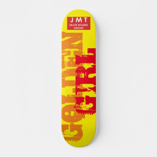 GOLDEN GIRL Skateboard, 7 ¾-inch deck Persoonlijk Skateboard (Voorkant)