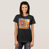 GOLDEN GIRL ZWART SHIRT (Voorkant volledig)