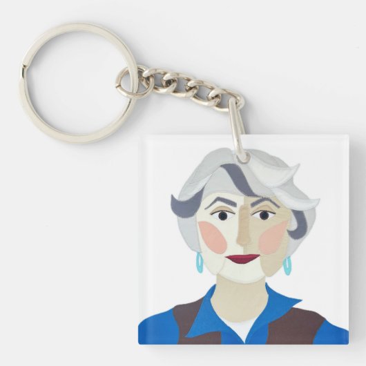 Golden Girls Acryl Sleutelhanger (voorkant)