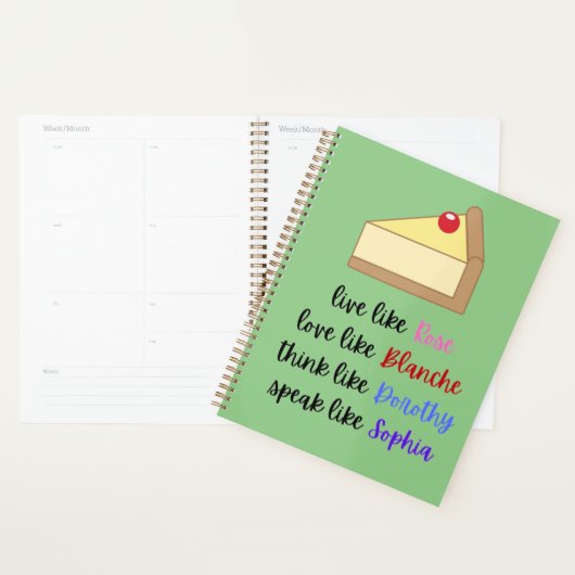 Golden Girls Life Wisdom Planner (Display)