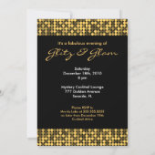 Golden Glam 5x7 Uitnodiging (Achterkant)