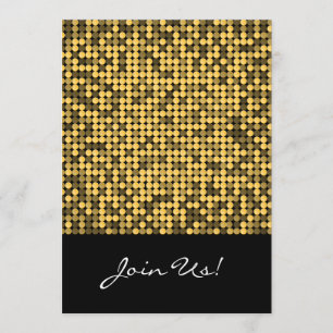 Golden Glam 5x7 Uitnodiging