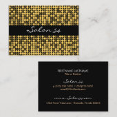 Golden Glam Visitekaartje (Voorkant / Achterkant)