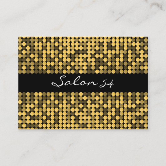 Golden Glam Visitekaartje (Voorkant)