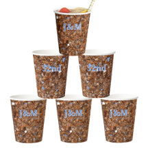 Golden Glass Bronze met Initialen