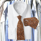 Golden Glass Stylish Brown Bronze Stropdas