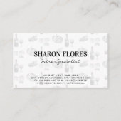 Golden Glass | Wijn Stain Visitekaartje (Achterkant)