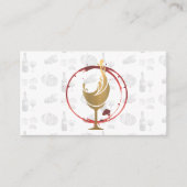 Golden Glass | Wijn Stain Visitekaartje (Voorkant)