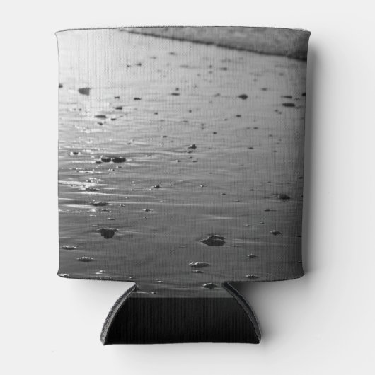 Golden Glassy Sand Grayscale Blikjeskoeler (Voorkant)