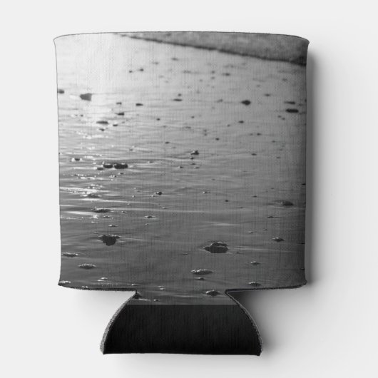 Golden Glassy Sand Grayscale Blikjeskoeler (Achterkant)