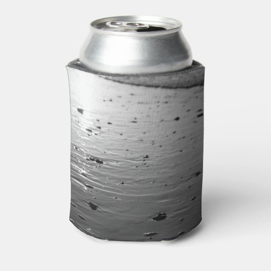 Golden Glassy Sand Grayscale Blikjeskoeler (Blikje Achterkant)