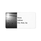 Golden Glassy Sand Grayscale Etiket (Voorkant)