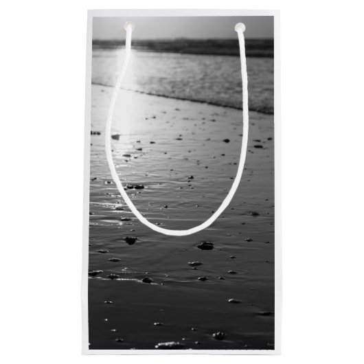 Golden Glassy Sand Grayscale Klein Cadeauzakje (Voorkant)