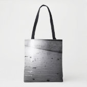Golden Glassy Sand Grayscale Tote Bag (Voorkant)