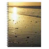 Golden Glassy Sand Notitieboek (Voorkant)