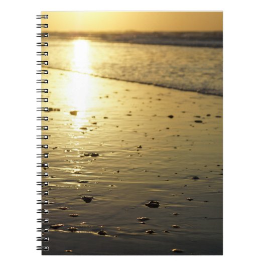 Golden Glassy Sand Notitieboek (Voorkant)