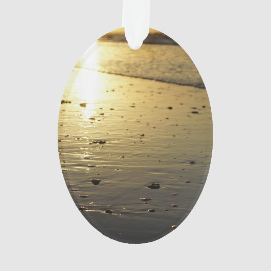 Golden Glassy Sand Ornament (achterkant)