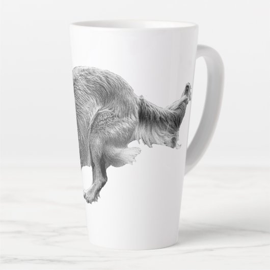 Golden Glide in Soft Winter Tones Latte Mok (Rechterhoek)