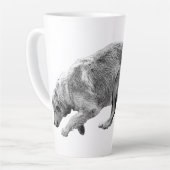 Golden Glide in Soft Winter Tones Latte Mok (Linkerhoek)