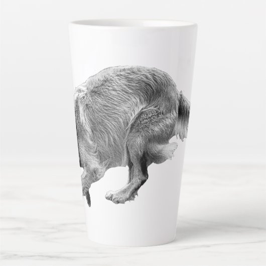 Golden Glide in Soft Winter Tones Latte Mok (Voorkant)