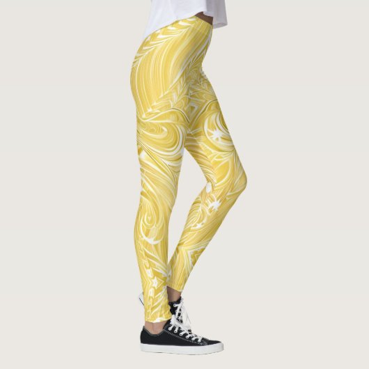Golden glimpende zwenken leggings (Rechts)