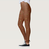 Golden Glint: bruine Leggings?" Leggings (Links)