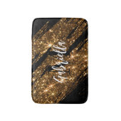 Golden Glitter Badmat (Voorkant Verticaal)