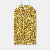 Golden glitter cadeaulabel (Achterkant)