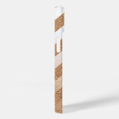 Golden Glitter Chevrons Case-Mate iPhone Case (Achterkant / Rechts)