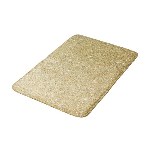 Golden Glitter Diamond Badmat (Gekanteld)