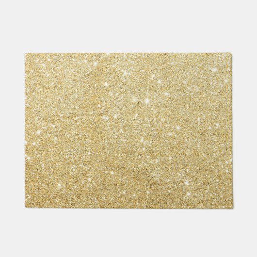 Golden Glitter Diamond Deurmat (Voorkant)