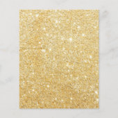 Golden Glitter Diamond Flyer (Voorkant)