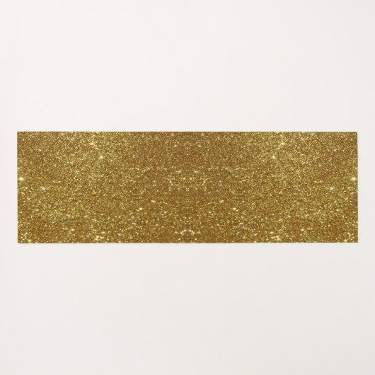 Golden Glitter Digital Print Yogamat (Achterkant (horizontaal))
