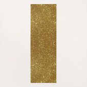 Golden Glitter Digital Print Yogamat (Achterkant)