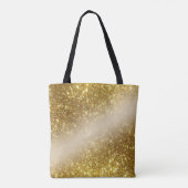 Golden glitter gepersonaliseerd Tas (Achterkant)