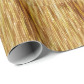 Golden Glitter: heldere Abstracte achtergrond. Cadeaupapier (Rol Hoek)