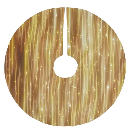 Golden Glitter: heldere Abstracte achtergrond. Kerstboom Rok (Voorkant)