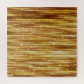 Golden Glitter: heldere Abstracte achtergrond. Legpuzzel (Horizontaal)