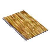 Golden Glitter: heldere Abstracte achtergrond. Notitieboek (Rechterzijde)