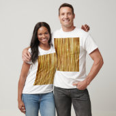 Golden Glitter: heldere Abstracte achtergrond. T-shirt (Unisex)
